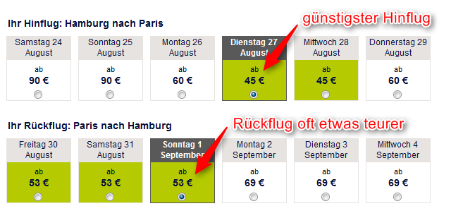 Guenstige-Paris-Fluege-Air-France-Preisuebersicht