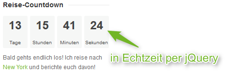 Reiseblog Reise-Countdown in der Sidebar 2