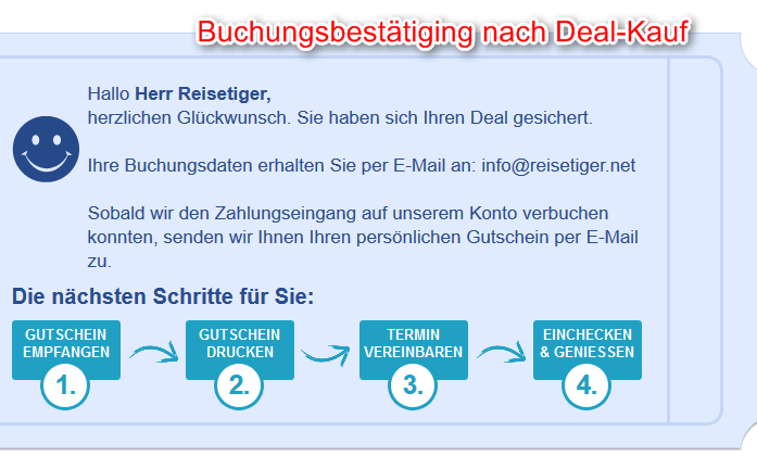 Buchungsbestaetigung nach Kauf bei ab-in-den-urlaub-deals