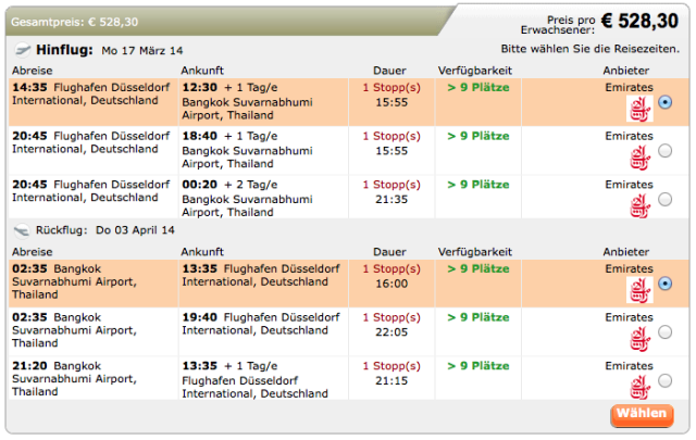 thailand - emirates flug-opodo