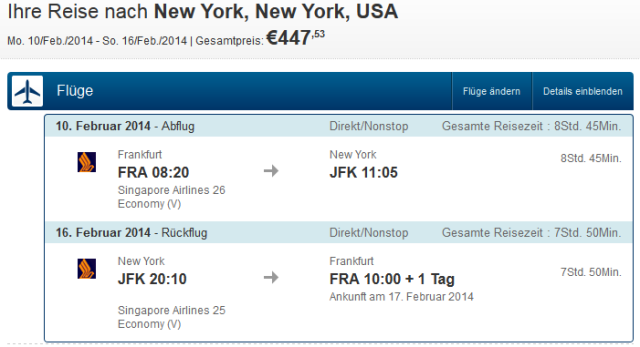 new york-flug-singapore airlines