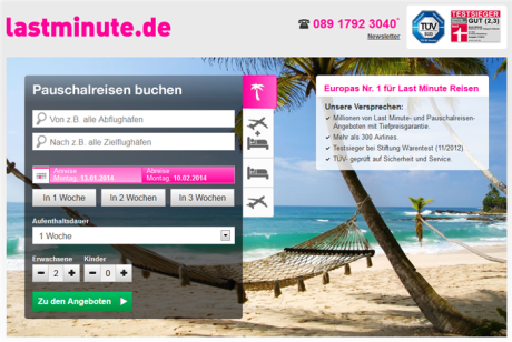 lastminute.de | Infos und Erfahrungen zum Reiseanbieter