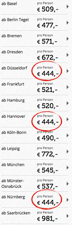 Tabelle_HLX_Termine_Mallorca_Hilton_Hotel