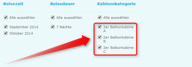 Kreuzfahrt-Balkonkabine