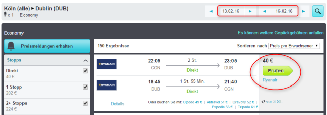 Flugangebot Skyscanner cgndub