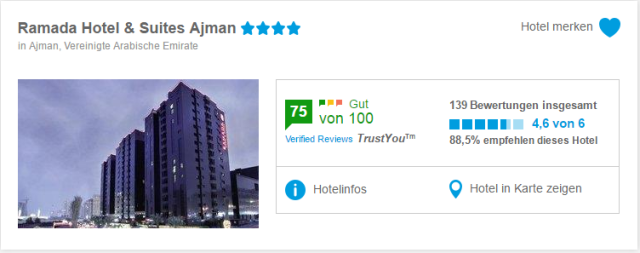 Ajman, Ramada Hotel_5vorlfug