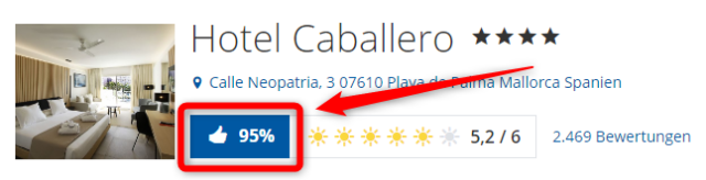 hotel caballero bewertungen holidaycheck