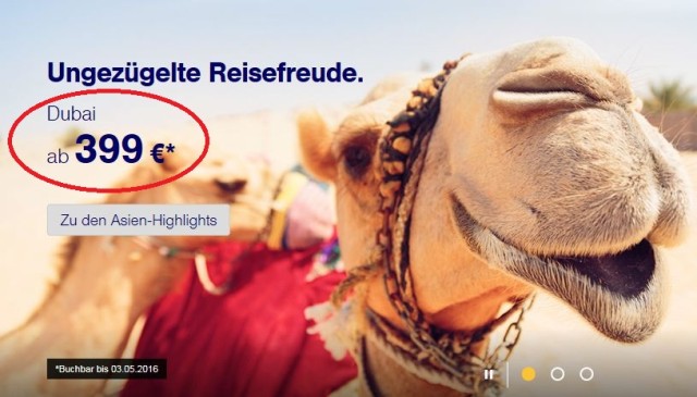 Dubai Lufthansa Fluege