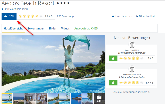 Aeolos Beach Resort Holidaycheck