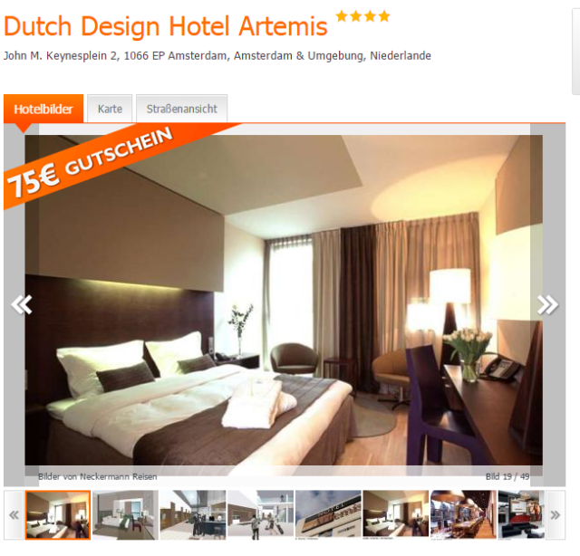 Amsterdam_Dutch Design Hotel_weg.de_Uebersicht