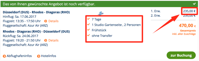 TravelScout24_Argiro_Village_Preis