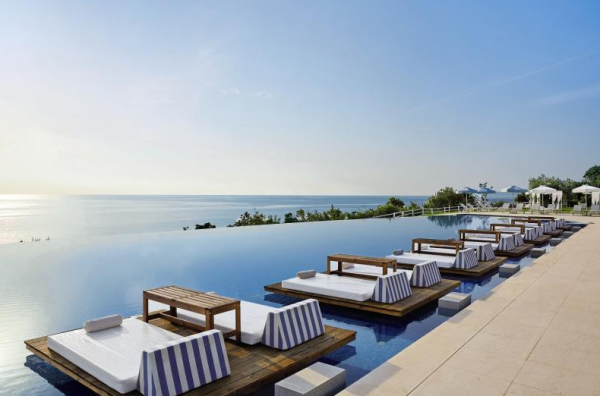 Sonnenurlaub an der Olympischen Riviera: 1 Woche Griechenland im top 5* Hotel inkl. Flug und Frühstück für nur 349€