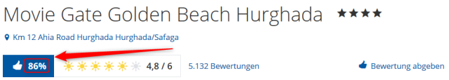 Movie Gate Golden Beach Hurghada Bewertungen Holidaycheck