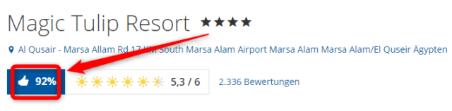 magic tulip resort bewertungen holidaycheck