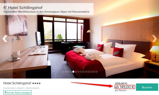 Hotel Schillingshof Ammergauer Alpen Angebot Travelcircus