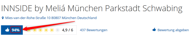 INNSIDE by Melia Muenchen Parkstadt Schwabing Bewertungen Holidaycheck