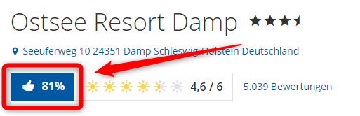 ostesee resort damp bewertungen holidaycheck