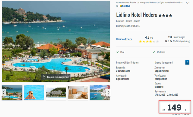 lidlreisen_hotelhedera_kroatien_preis