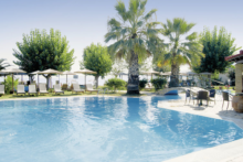 hotel robolla beach korfu pool
