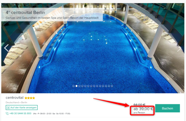 centrovital wellness berlin angebot travelcircus
