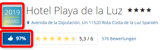 hotel playa de la luz bewertungen holidaycheck