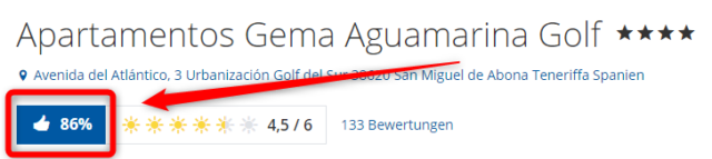 apartamentos gema aguamarina golf bewertungen holidaycheck