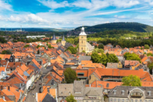 goslar stadt von oben