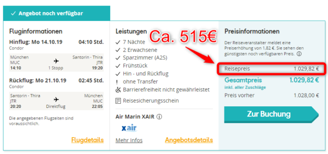 angebot hotel hermes thomas cook