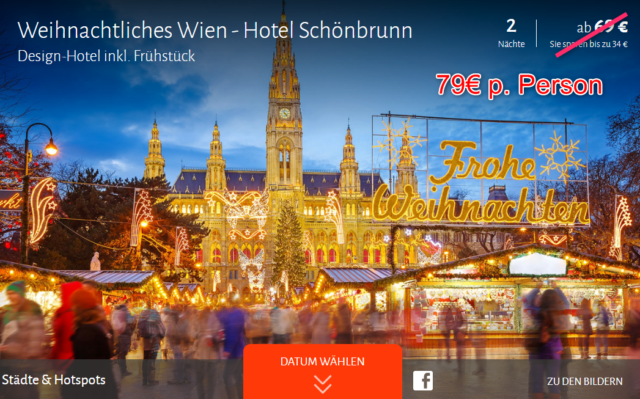 weihnachtsmarkt wien 2019 angebot travador