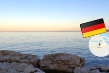 deutsche in denia meer