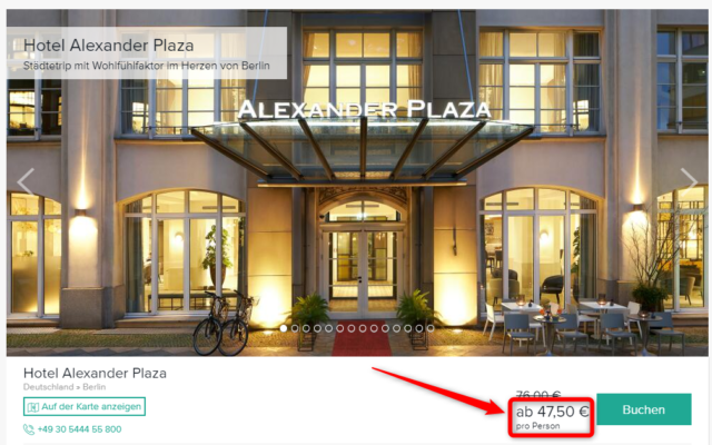 hotel alexander plaza angebot travelcircus