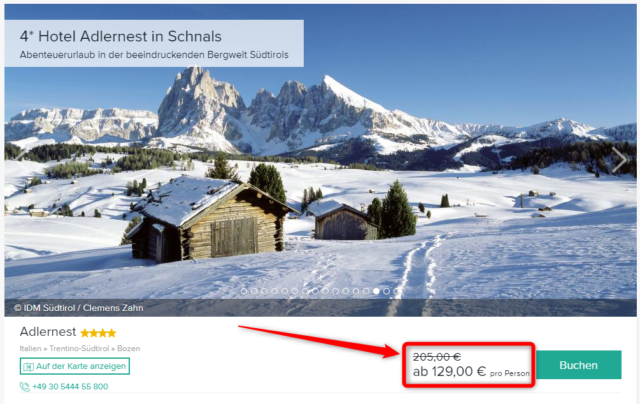 hotel adlernest angebot suedtirol travelcircus