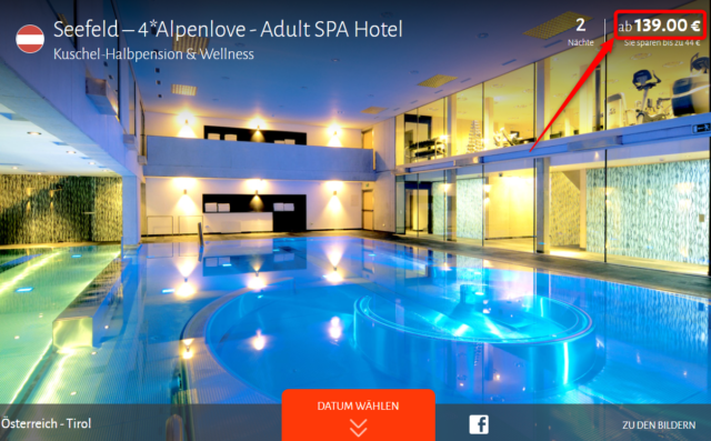 alpenlove kuschel halbpension adult spa hotel travador