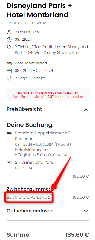 disneyland deal travelcircus montbriand hotel 2024